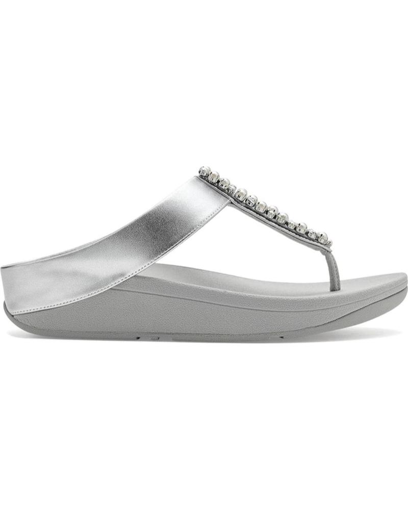 FITFLOP SANDALIAS FINO PEARLS CON CRISTALES PLATA
