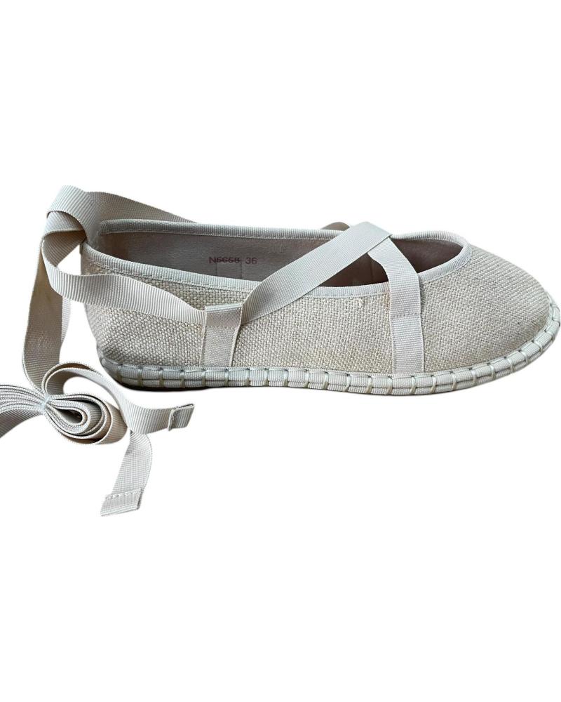 BUBBLE BOBBLE BAILARINAS BUBBLE BOBBLE N5657 EN LINO CON CINTAS VARIOS COLORES