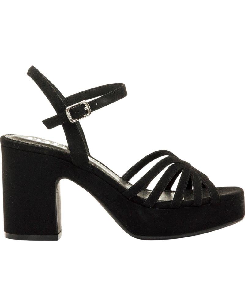 MTNG SANDALIA DE TACÓN MUSTANG 56646 CON PLATAFORMA NEGRO