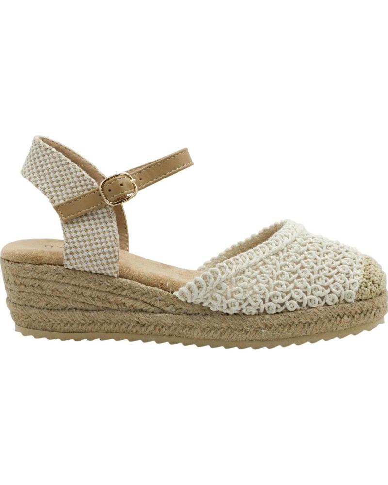 DANGELA SANDALIA D´ANGELA DRL28236 CON PLATAFORMA DE YUTE HIELO