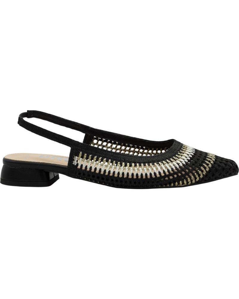 DANGELA SANDALIA DESTALONADA TEJIDA DKO30655 NEGRO