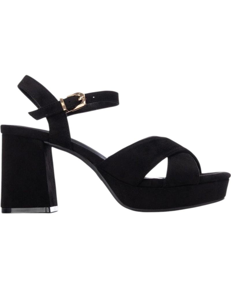 XTI SANDALIA DE TACÓN XTI 145288 CON TIRAS CRUZADAS NEGRO