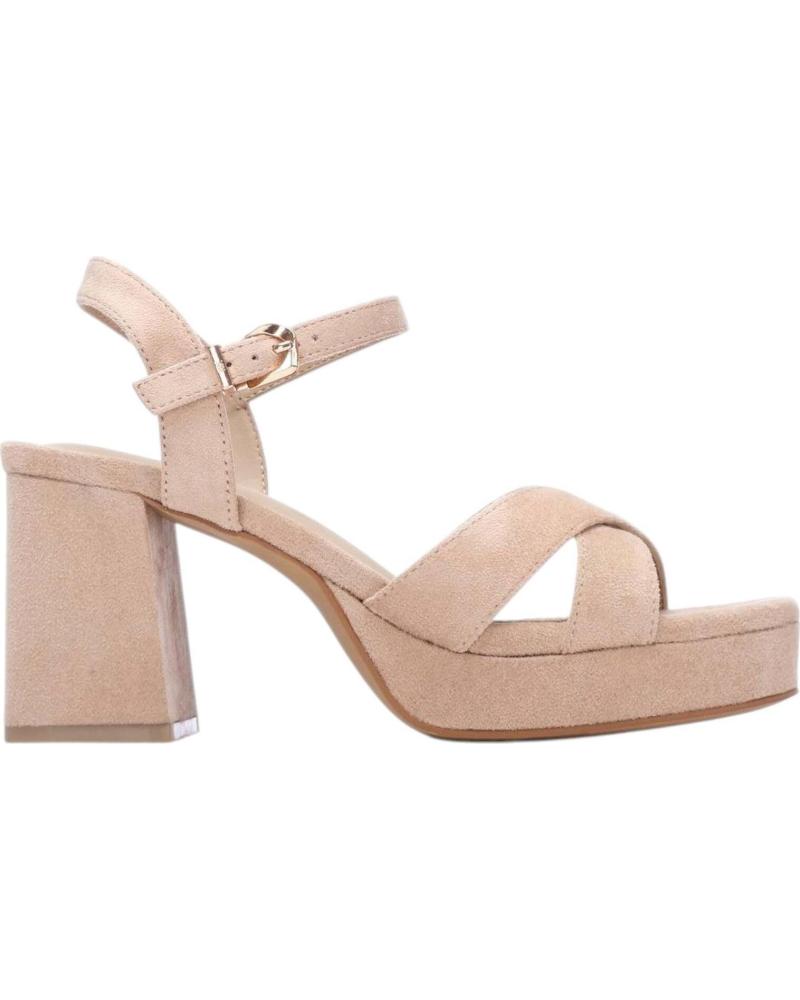 XTI SANDALIA DE TACÓN XTI 145288 CON PLATAFORMA BEIGE