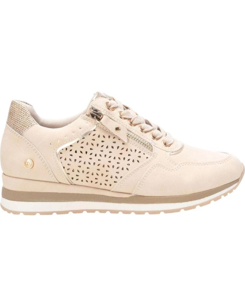 XTI ZAPATILLAS CASUALES CON DETALLE CALADO BEIGE