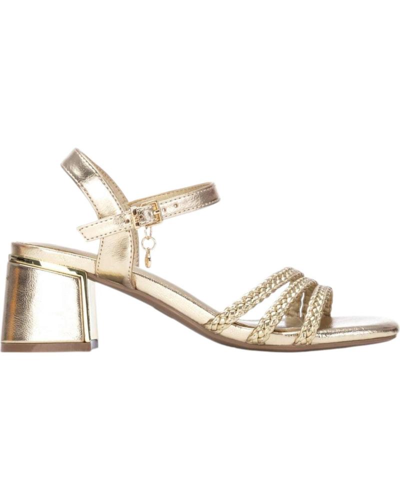 XTI SANDALIA DE TACÓN CON TIRAS CRUZADAS XTI 145439 ORO