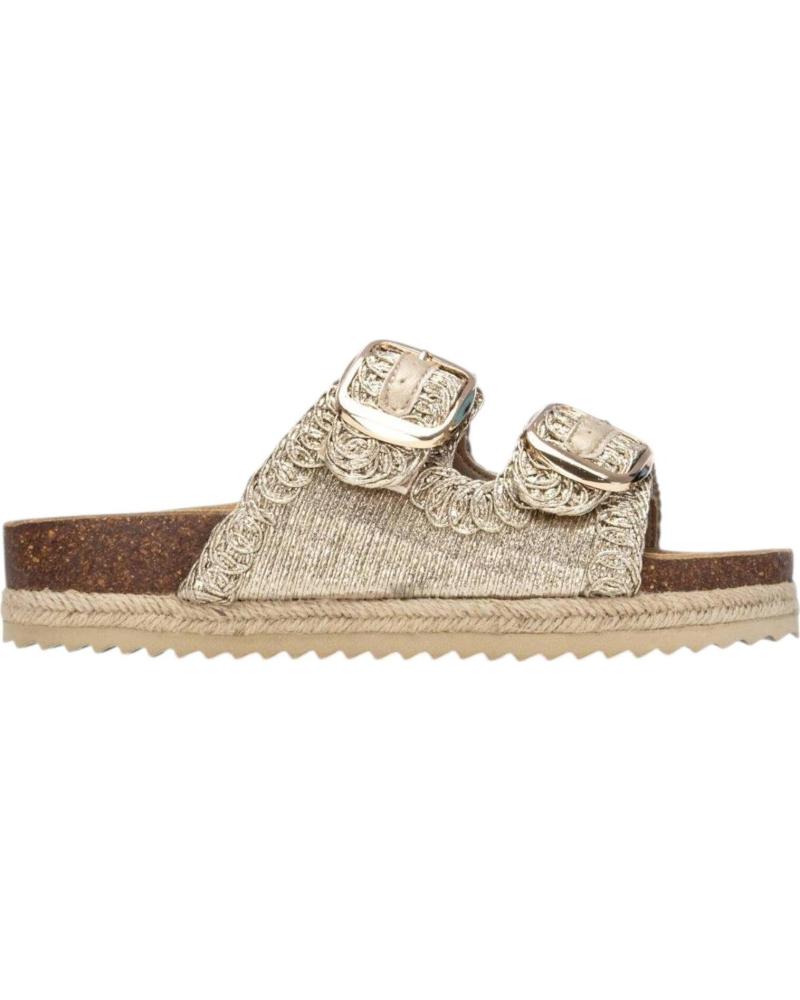 XTI SANDALIA DE DOS HEBILLAS CON PLANTILLA ANATÓMICA XTI 145072 ORO