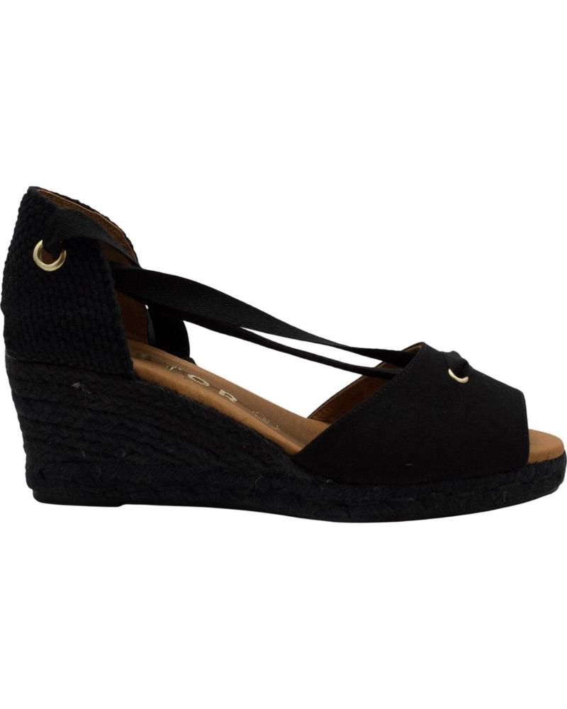 CABRERA SANDALIA DE CUÑA CABRERA 36NS-5 NEGRO