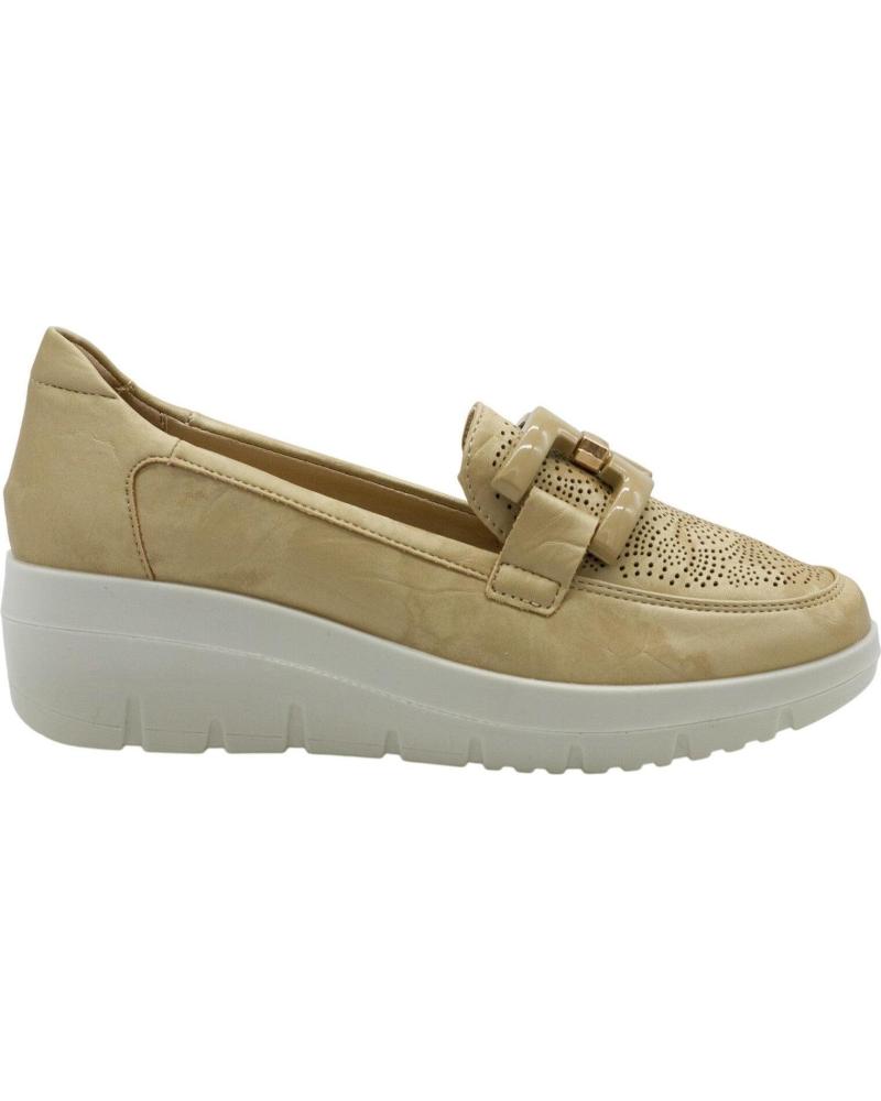 MYSOFT MOCASINES 26M315 CON PLATAFORMA BEIGE