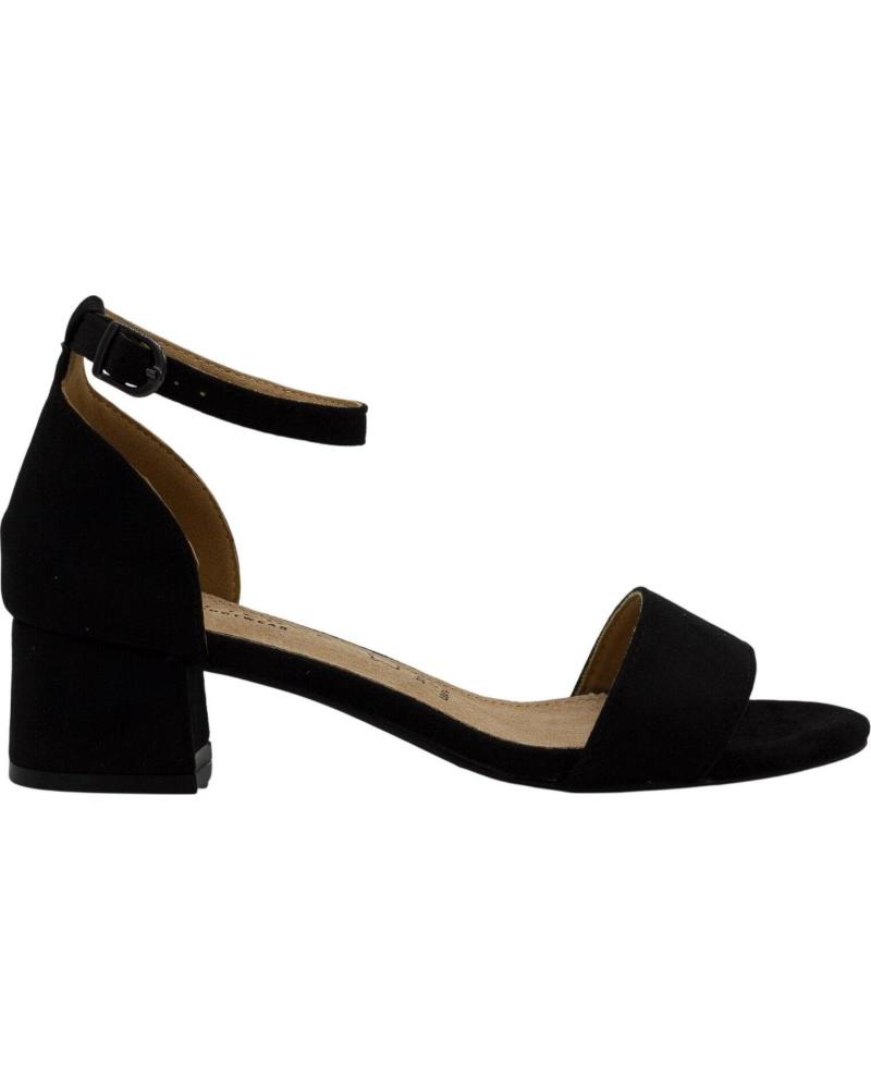 LAPIERCE SANDALIA DE TACÓN BLOQUE CON PULSERA NEGRO