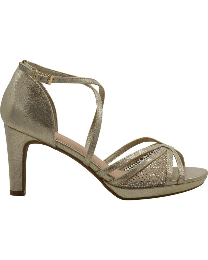 LAPIERCE SANDALIA DE VESTIR PASTOR MC09 CON TIRAS CRUZADAS ORO