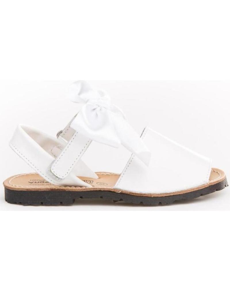 Sandalias de Niña ANGELITOS AVARCA PIEL 206 BLANCO