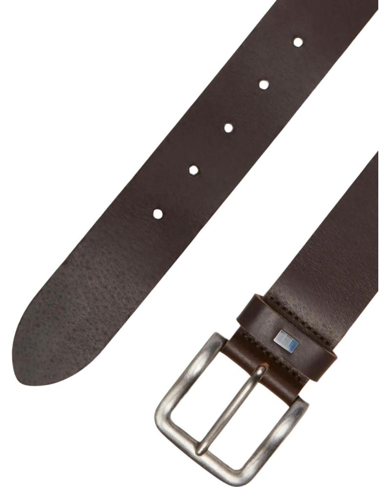 JACK AND JONES CINTURÓN DE PIEL 12242684 JACK & JONES NEGRO