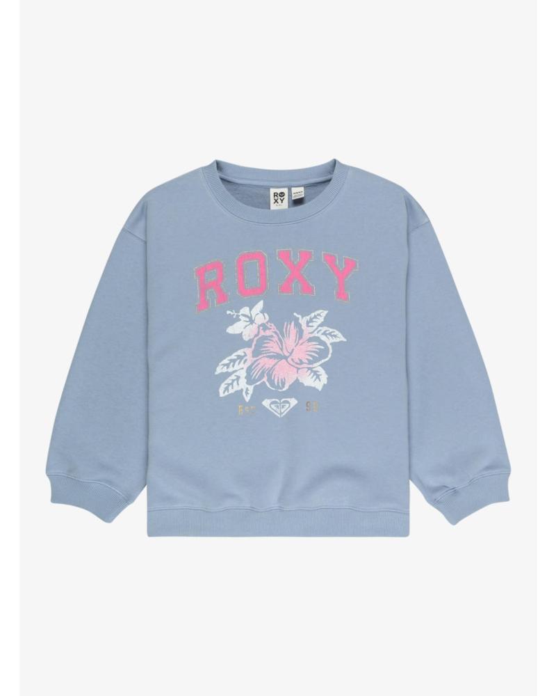ROXY SUDADERA CON ESTAMPADO GRÁFICO CELESTE