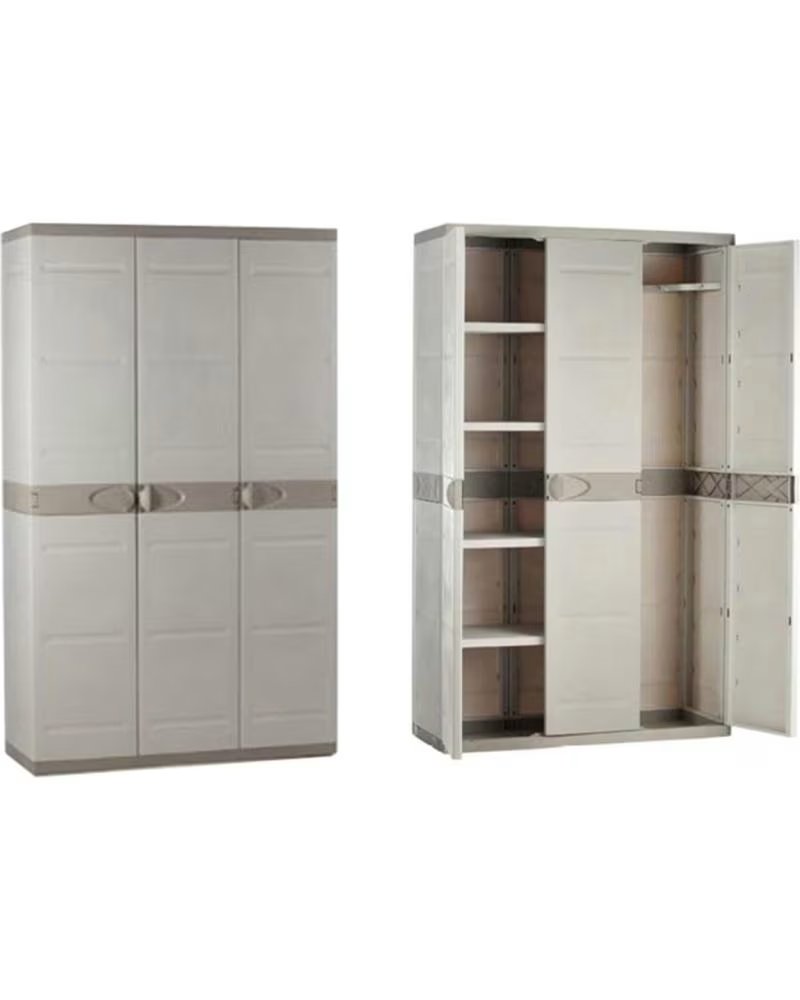 Armario Multiusos Plastiken de Resina para Exterior Ref 893261 Gris