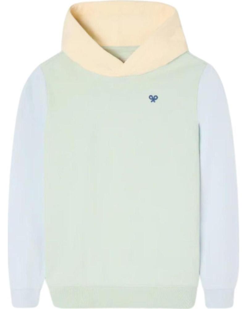 SILBON SUDADERA CON CAPUCHA Y ESTAMPADO DE TENIS VERDE