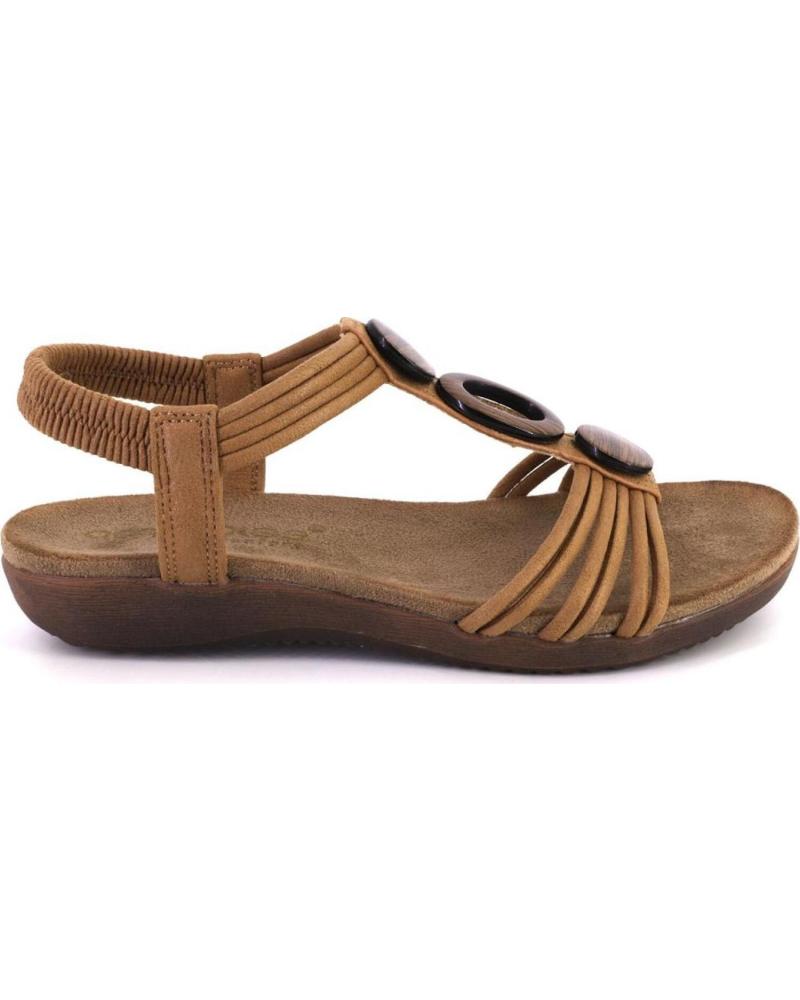 AMARPIES SANDALIAS AMARPIES 26676 CON ABALORIOS BRONCE BRONCE