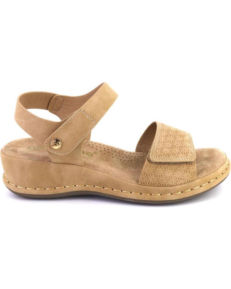 AMARPIES SANDALIA AMARPIÉS 30208 CON CIERRE DE VELCRO CAMEL