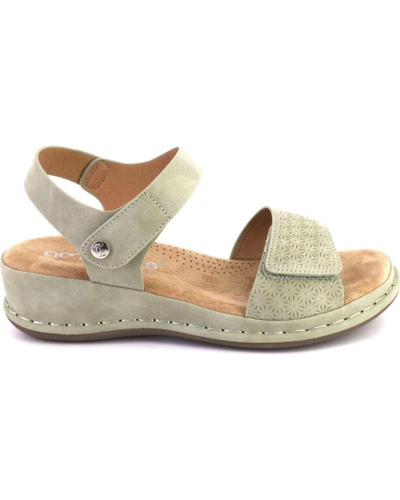 AMARPIES AMARPIES 30208 SANDALIAS CON CIERRE DE VELCRO KAKI