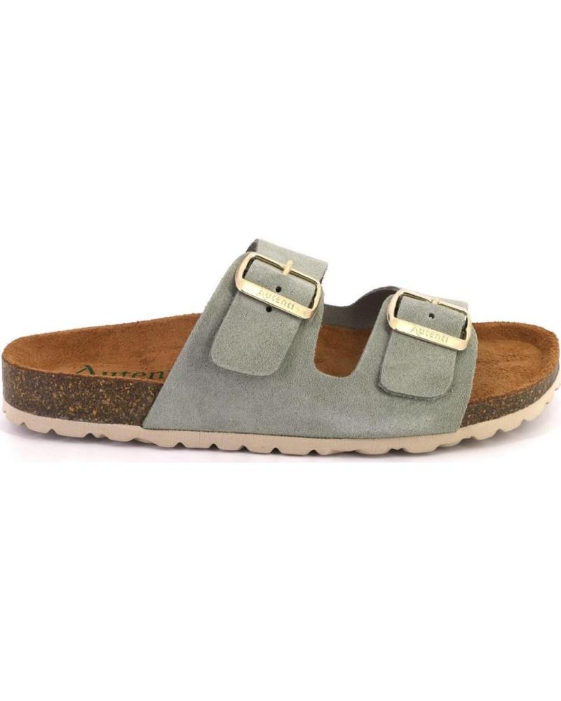 AUTENTI ZUECOS MULES AUTENTI 0747 EN ANTE VERDE