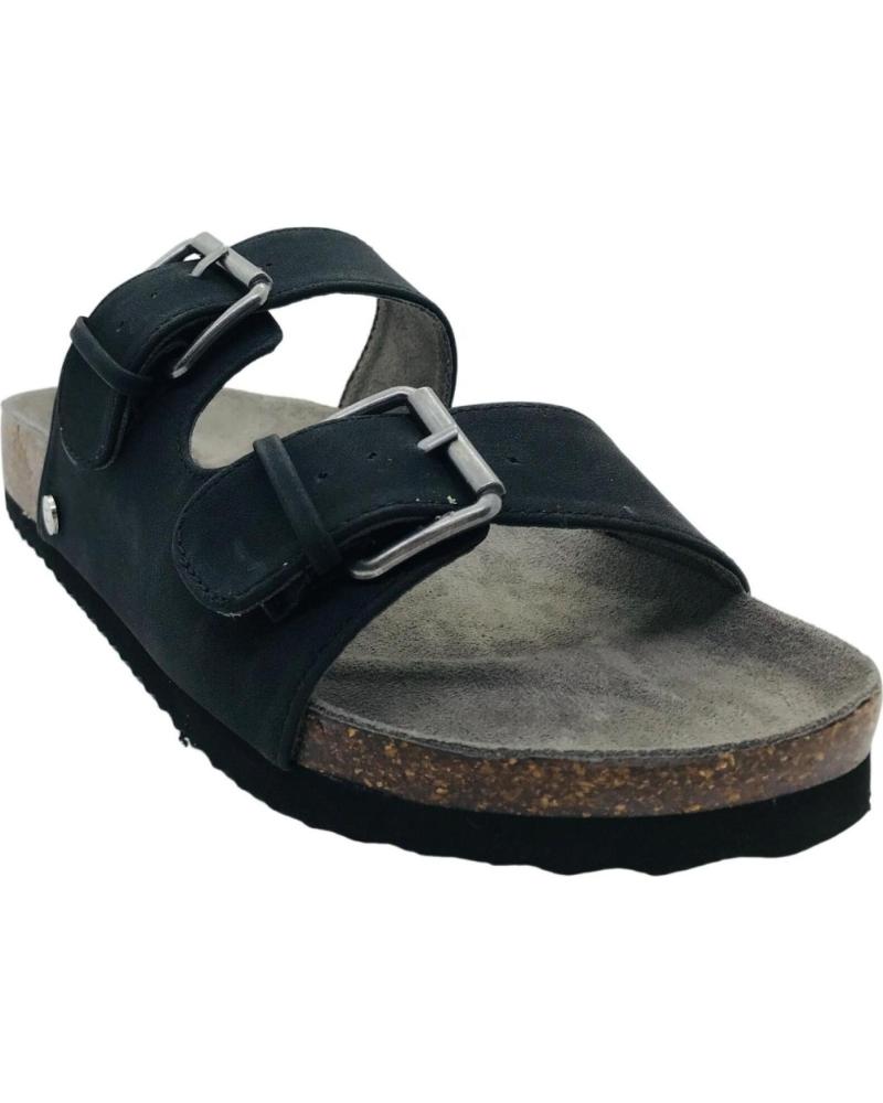 XTI SANDALIA BIO XTI 145804 CON DOBLE HEBILLA NEGRO