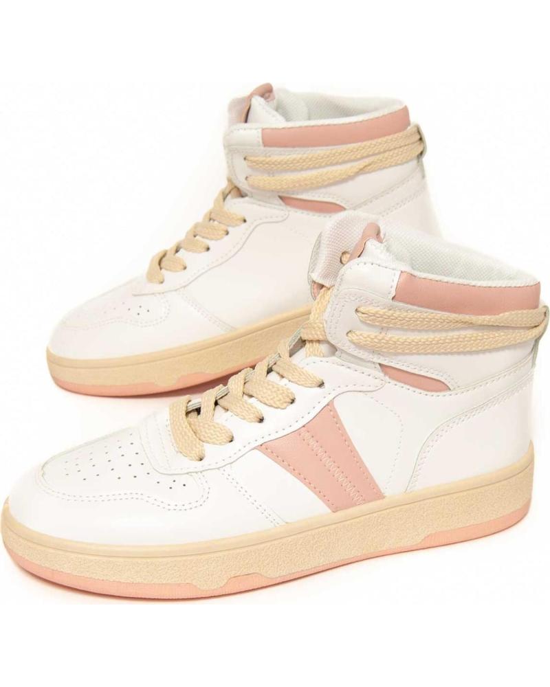 MONTEVITA ZAPATILLAS URBANAS DE CAÑA ALTA MONTEVITA NIKIE3 WHITE