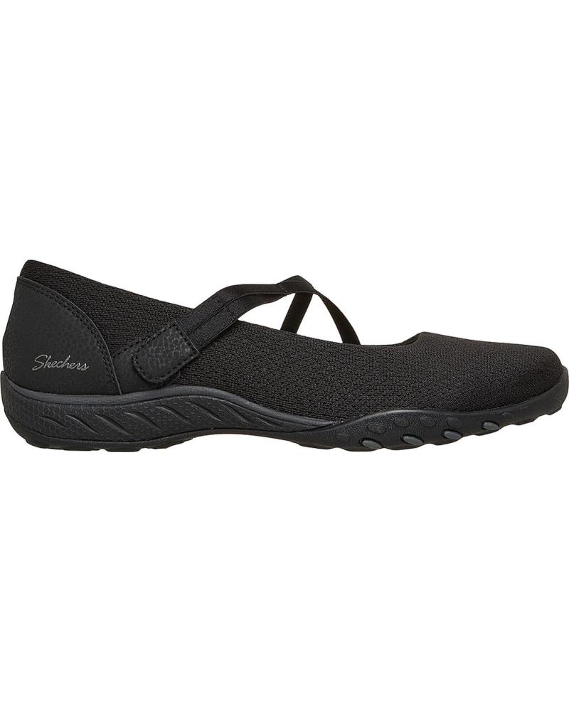 SKECHERS BAILARINA SKECHERS 100771 BREATHE-EASY BLACK