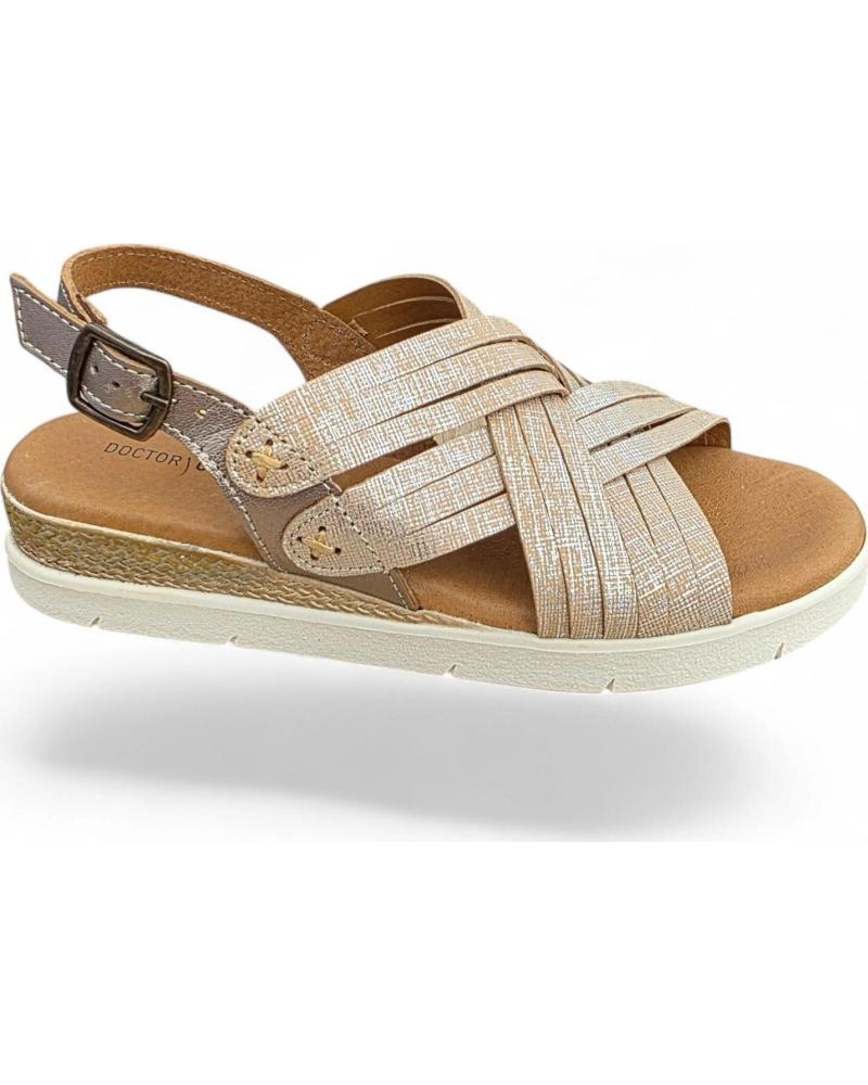 D`CUTILLAS SANDALIA D´CUTILLAS DE TIRAS CRUZADAS Y HEBILLA PLATEADO