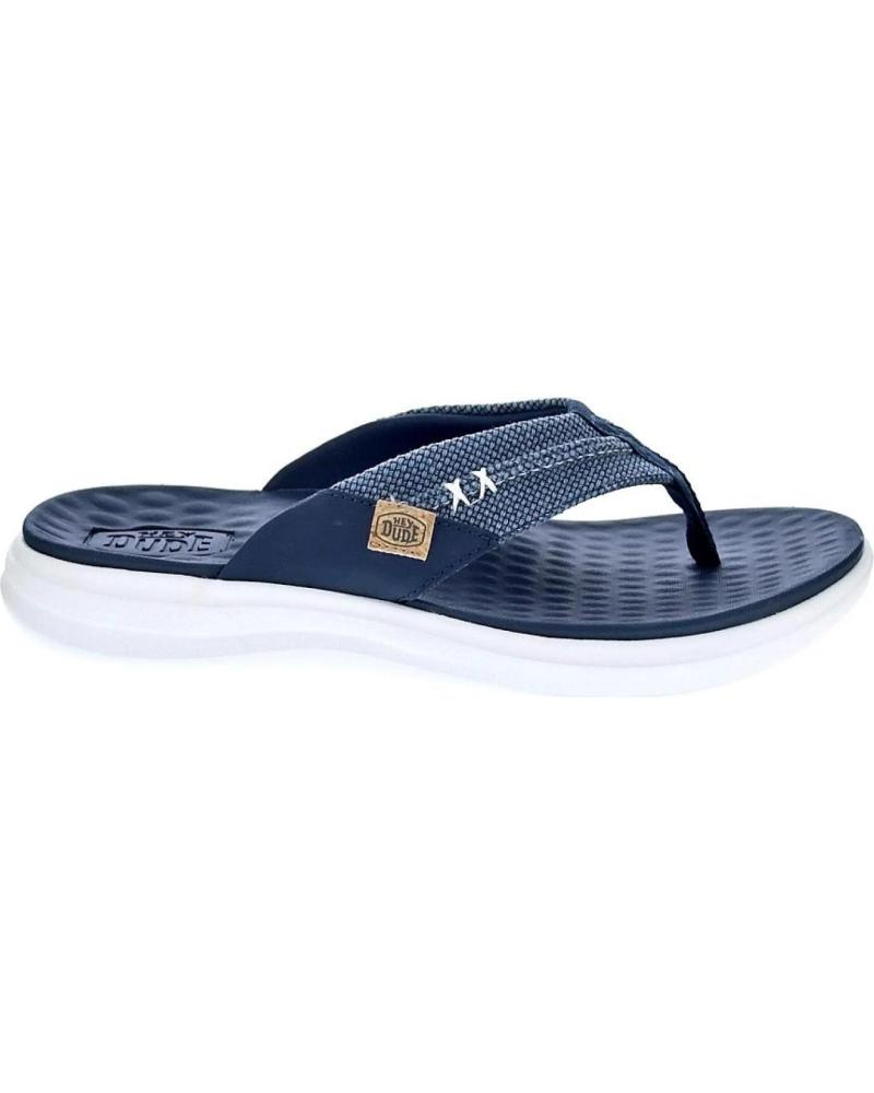 HEY DUDE SANDALIAS FINN SLIP-ON AZUL