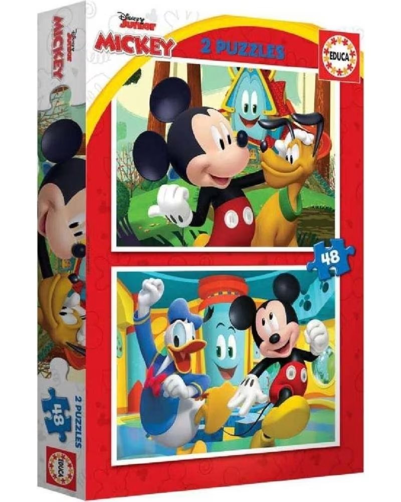 Set de 2 Puzzles Disney Mickey Mouse Educa