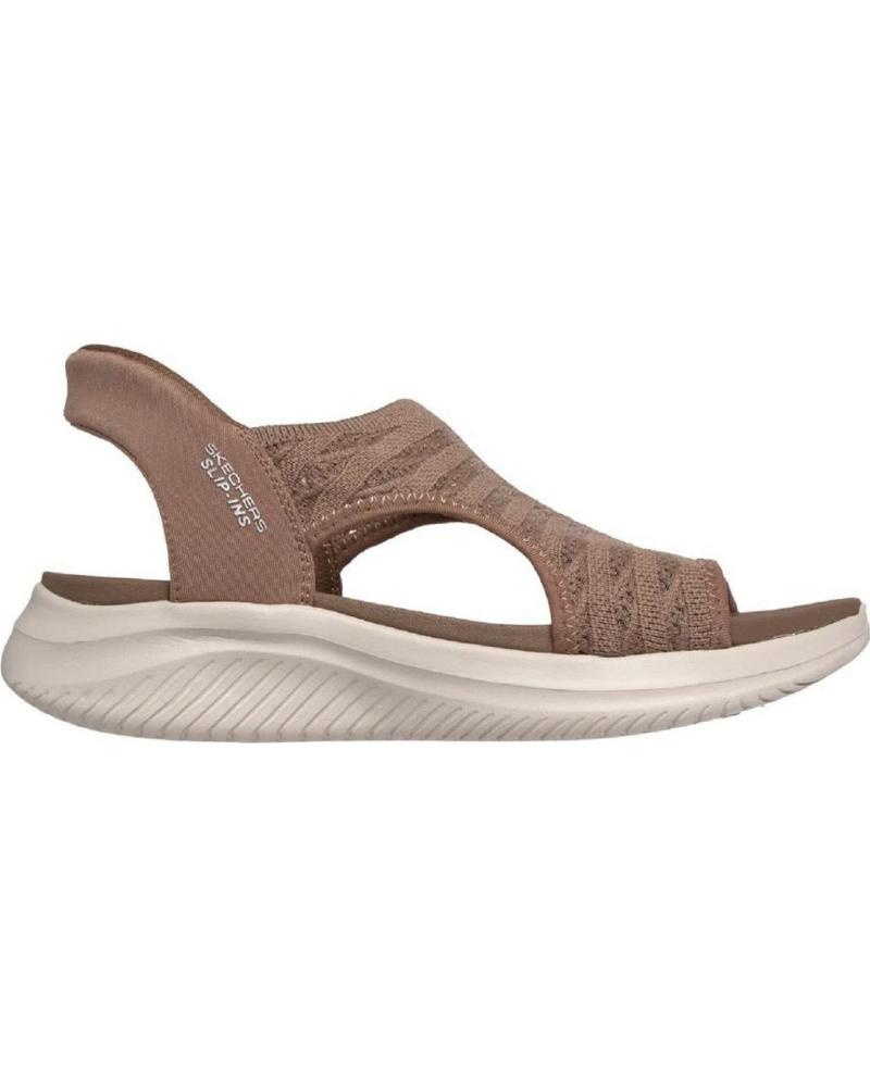 SKECHERS SANDALIAS SLIP-INS 119805 TAUPE