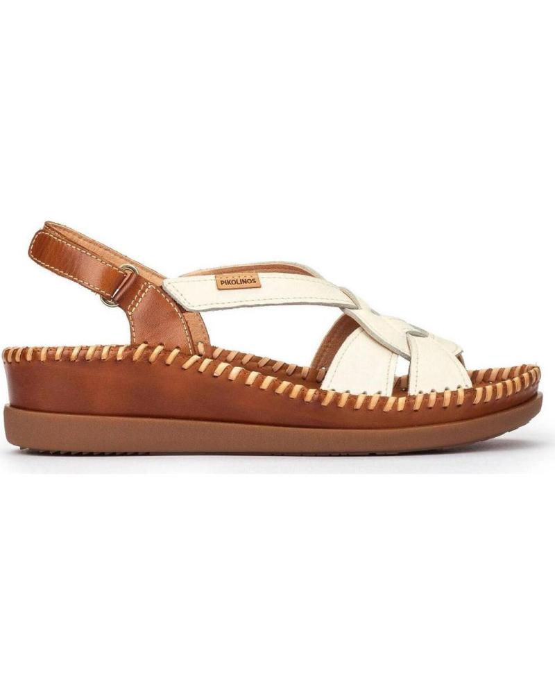 PIKOLINOS SANDALIAS W8K-1839C2 DE PIEL CREMA