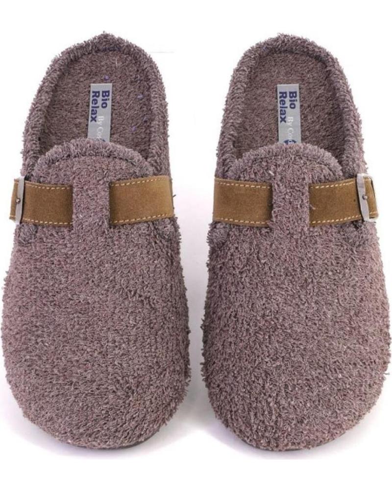 COSDAM ZAPATILLAS DE CASA COSDAM 13946 CON HEBILLA TAUPE