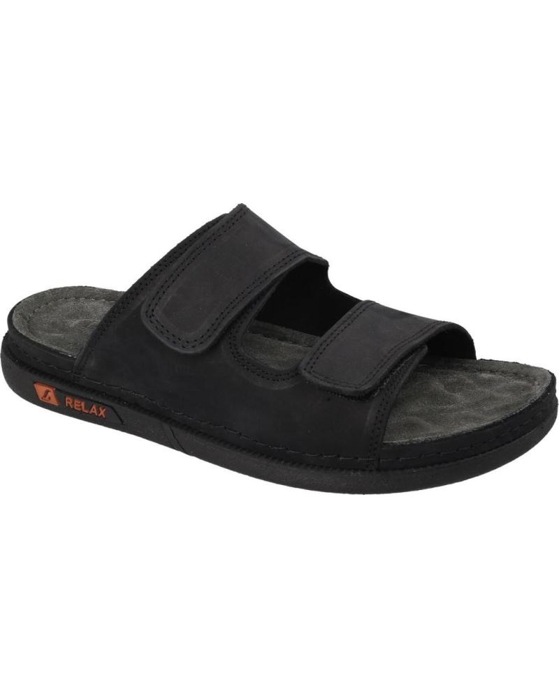 LUISETTI SANDALIA SIENA 39701GS CON AJUSTE DE VELCRO NEGRO