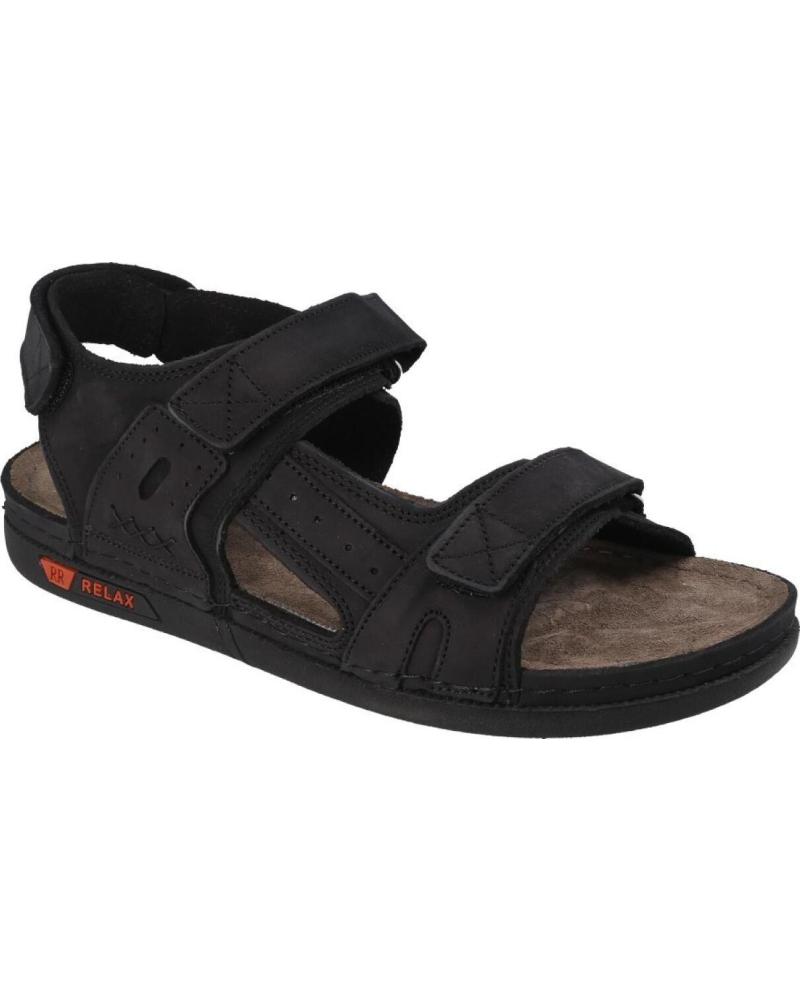 LUISETTI SANDALIA SIENA 39702GS CON CIERRE DE VELCRO NEGRO