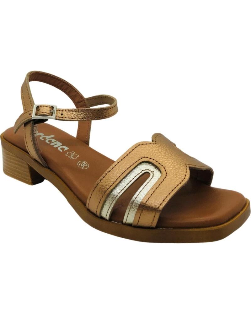 JORDANA SANDALIA JORDANA 4772 TACON BAJO BRONCE