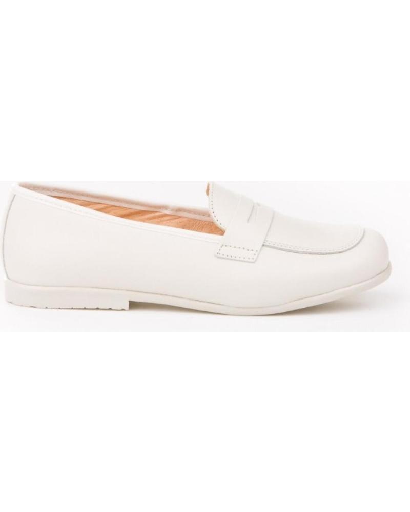 Mocasines de Niña ANGELITOS MOCASIN PIEL 390 BEIGE