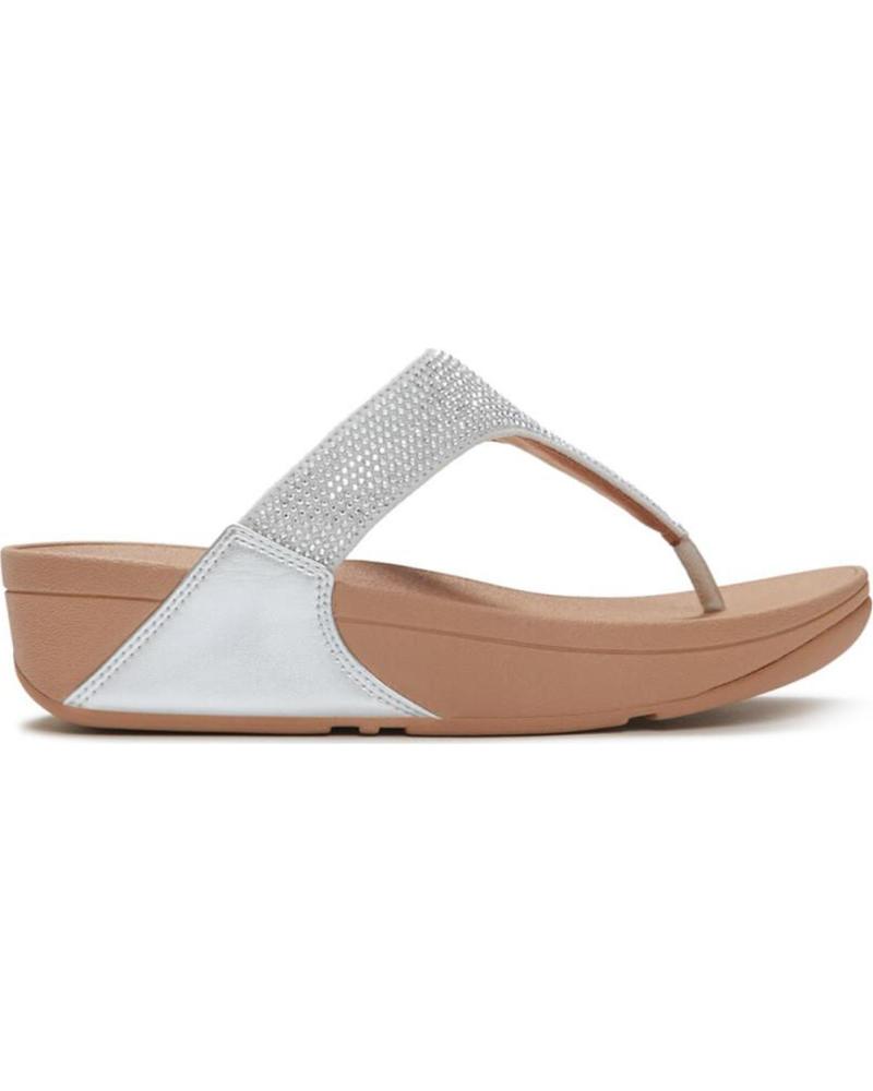 FITFLOP SANDALIAS LULU CRYSTAL EMBELLISHED SILVER