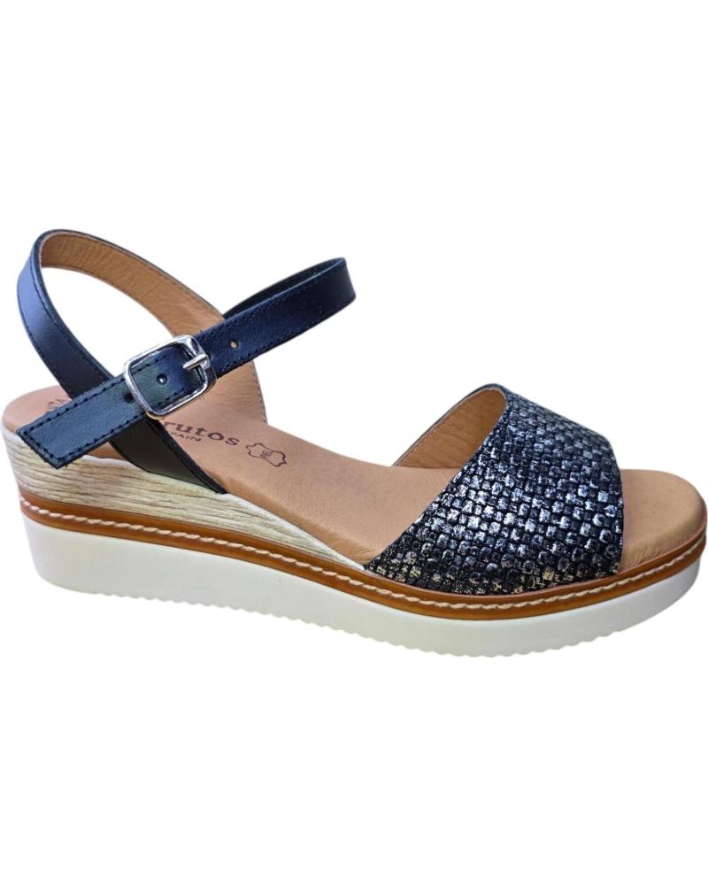 EVA FRUTOS SANDALIA DE PIEL CON CUÑA MODELO 569 MARVEL VARIOS COLORES