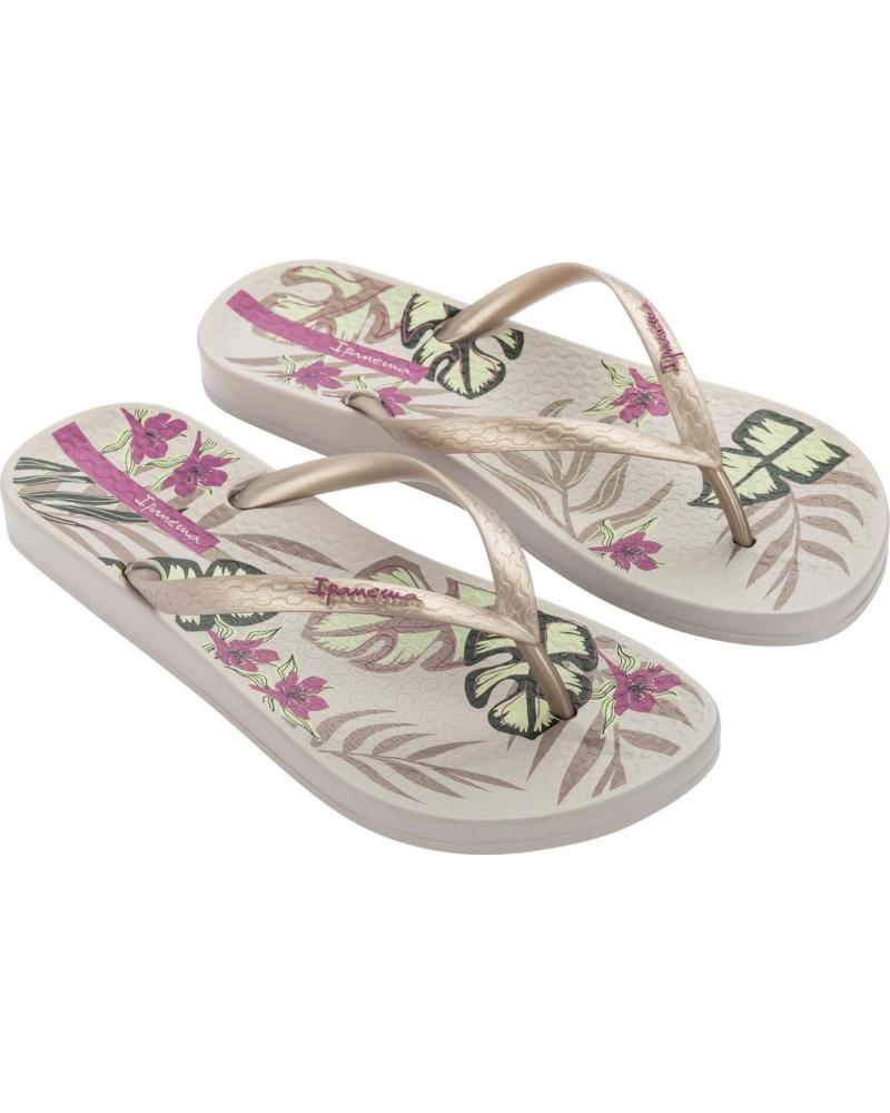 IPANEMA CHANCLAS IP83759BL501 CON ESTAMPADO FLORAL BEIG