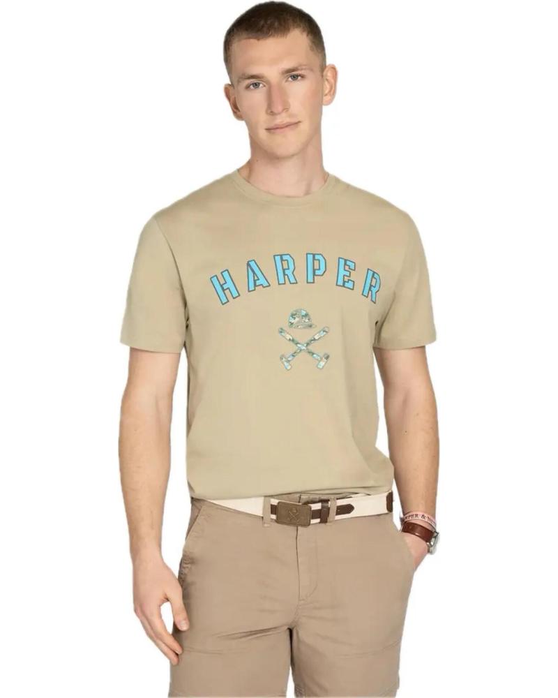 HARPER NEYER CAMISETA & 401326018 911 KAKI MARRóN