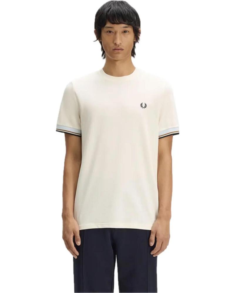 FRED PERRY CAMISETA FRED PERRY M2396 CRUDO BEIGE