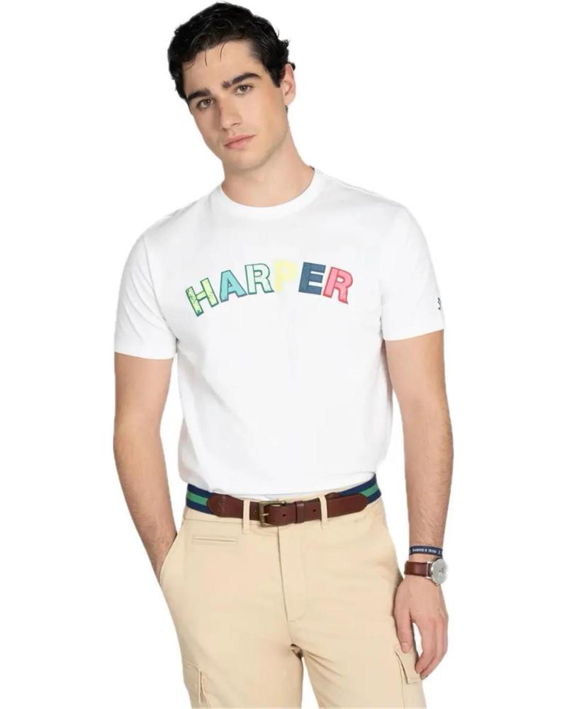 HARPER NEYER CAMISETA & PARA HOMBRE, REFERENCIA 401326031, COLOR BLANCO
