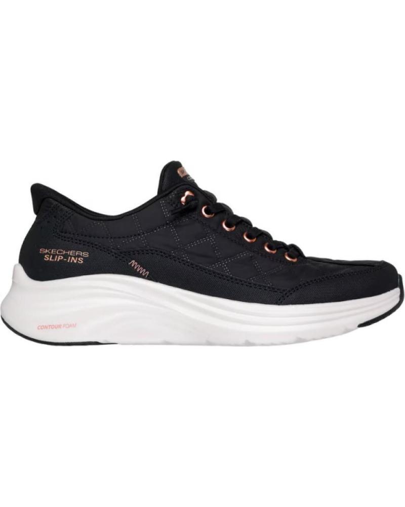 ZAPATILLAS SKECHERS SLIP-INS GOLDER 150404 CONTOUR FOAM PARA MUJER, NEGRO-ORO, REF: 1089760