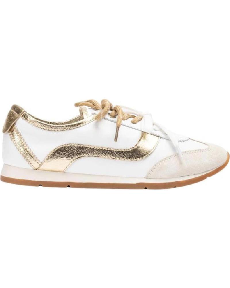 UNISA ZAPATILLAS DOGOS 1171478 MUJER BLANCO Y DORADO