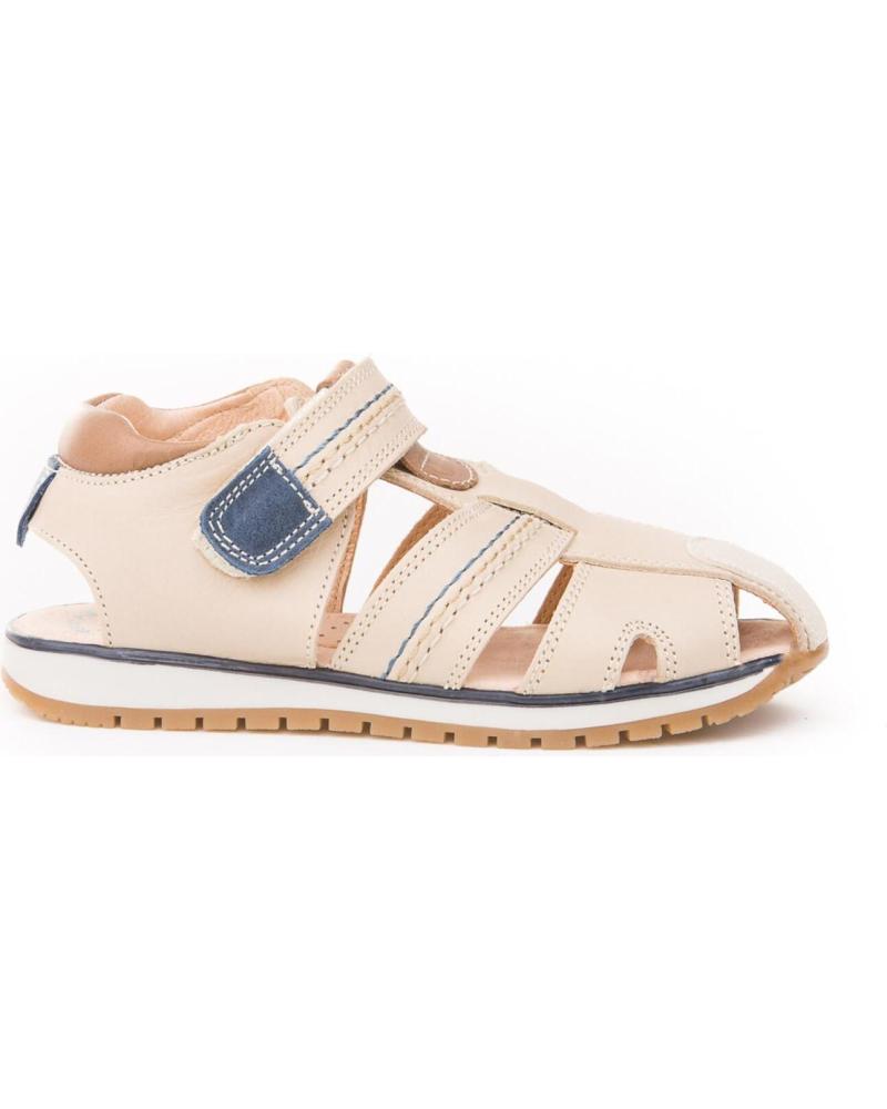 Sandalias de Niño ANGELITOS SANDALIA PIEL 448 BEIGE