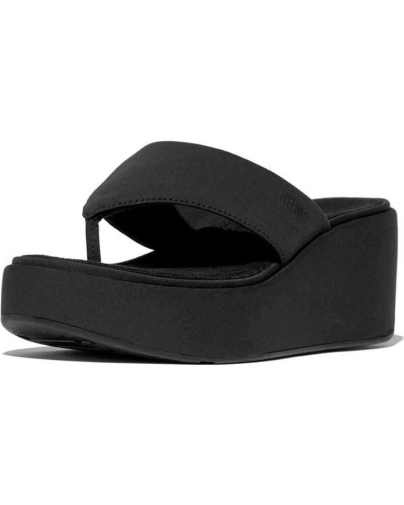 FITFLOP SANDALIAS ESCLAVA CON PLATAFORMA Y CUÑA, REF: 1171763/1171982 NEGRO