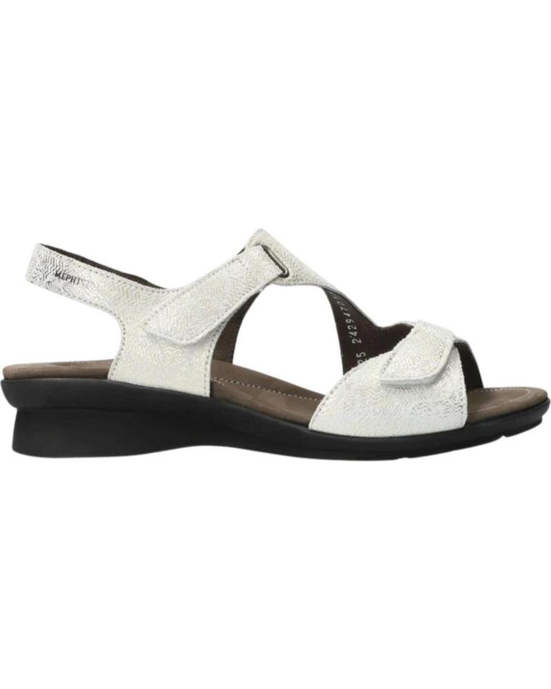 SANDALIAS MEPHISTO PARIS PIEL BLANCA 1075552 BLANCO