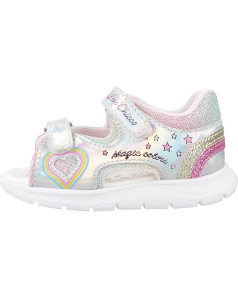 SANDALIAS CHICCO GABY NIÑA PLATA 020 REF 1076411