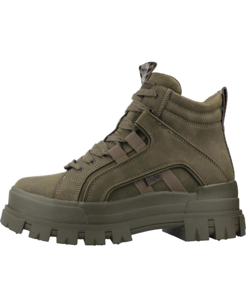 BOTAS BUFFALO ASPHA NC MID VEGAN REF 1076836 MUJER VERDE KHAKI