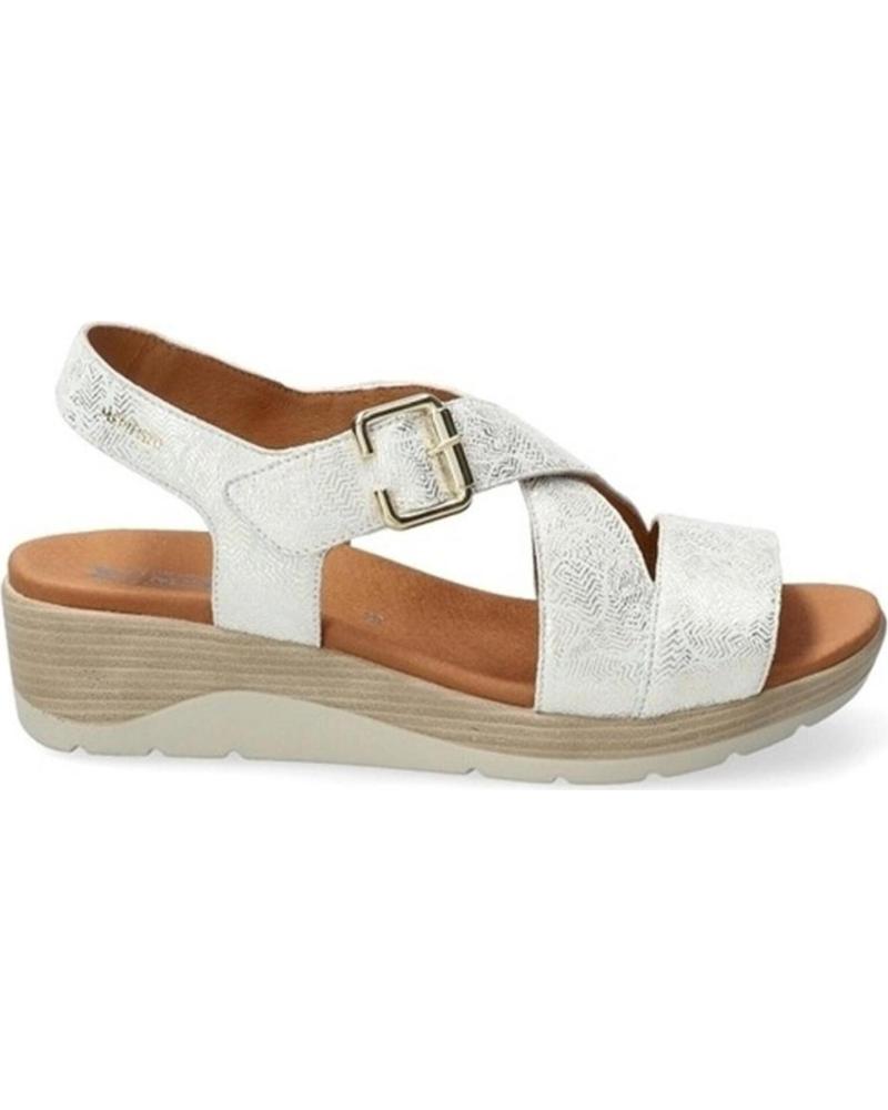 SANDALIAS MEPHISTO CLAUDINE PIEL BLANCA PARA MUJER - REF: 1075553 BLANCO